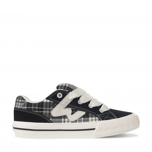 Bagel Shadow Plaid/Black/White