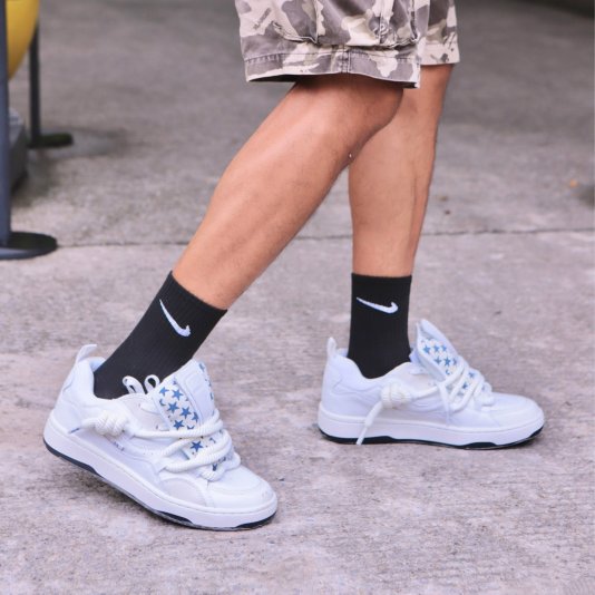 Bake Dreadlocks White/Grey/Navy Blue