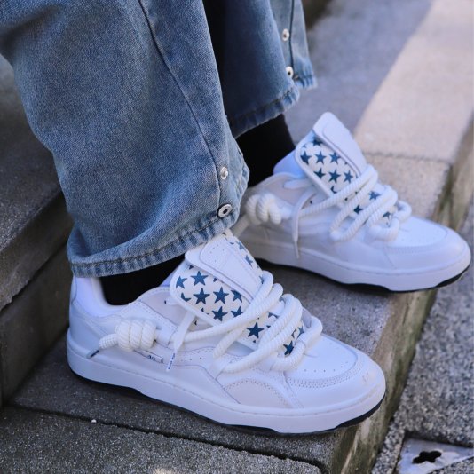 Bake Dreadlocks White/Grey/Navy Blue