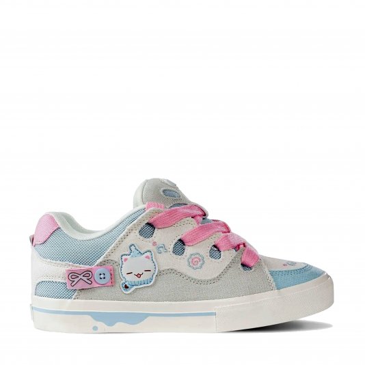 Bake Fish Cake Kitten White/Blue/Pink