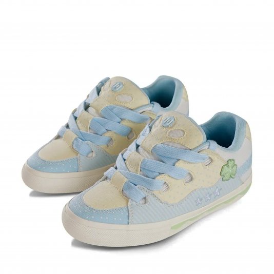 Bake Four Leaf Clover White/Blue/Yellow