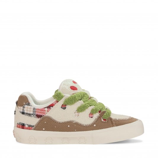 Bake Gingerbread Man Fluffy Creamy White/Beige/Brown