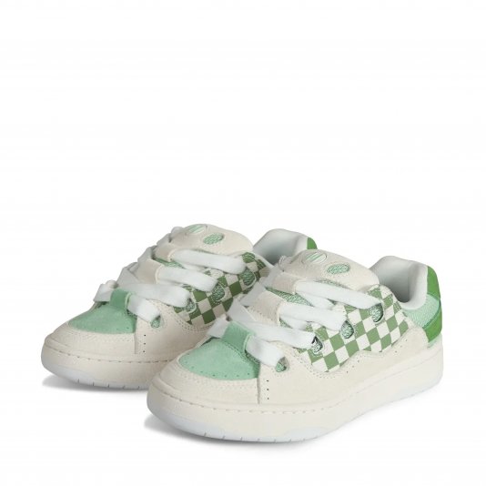 Bake II White/Green/Green Grid