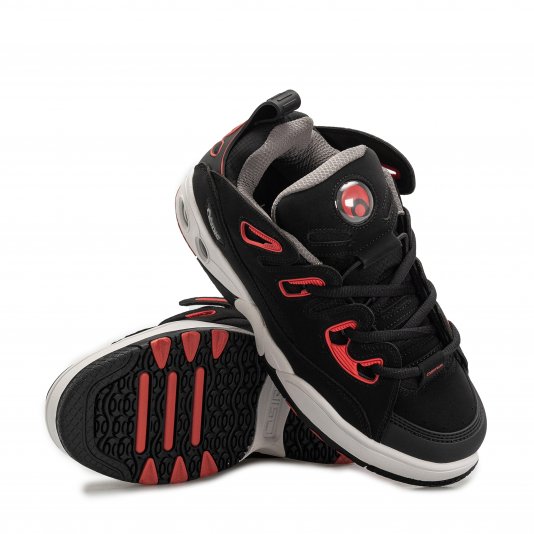 D3 E Black/Charcoal/Red