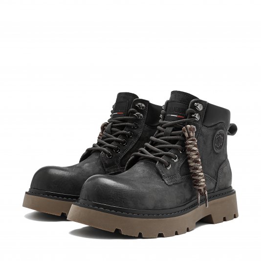 Martin Boots Fur Black/Gray