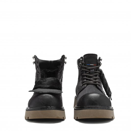 Martin Boots Fur Black/Gray