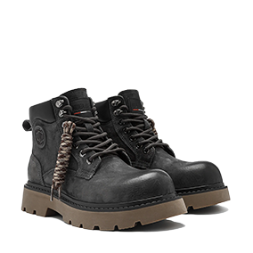 Martin Boots Fur Black/Gray