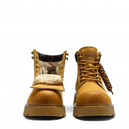 Martin Boots Fur Caramel Brown