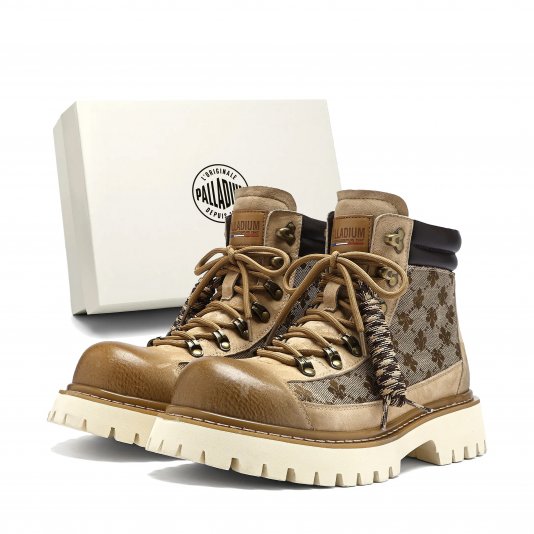 Martin Boots Graphic Jacquard V11 Light Brown