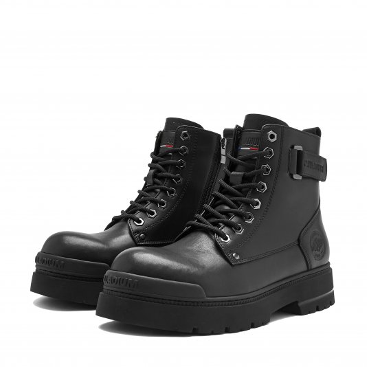 Martin Boots Protector Strap Zip Mono Black