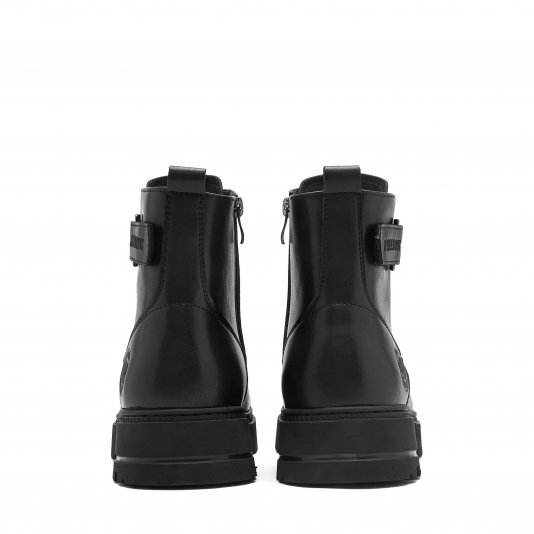 Martin Boots Protector Strap Zip Mono Black