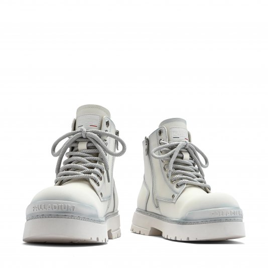 Martin Boots Protector Strap Zip White Moonlight