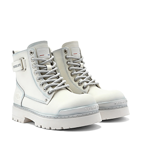 Martin Boots Protector Strap Zip White Moonlight