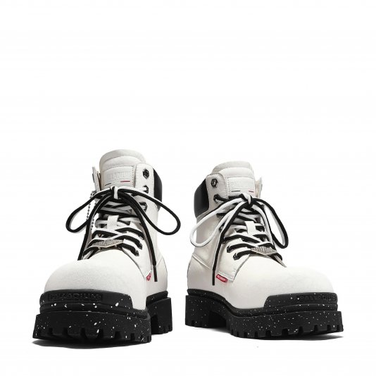 Martin Boots Reptile V8 White/Black