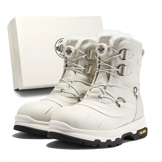 Martin Boots Shell Fur V14 Cloud White/Black