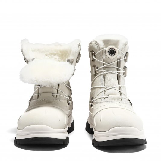 Martin Boots Shell Fur V14 Cloud White/Black