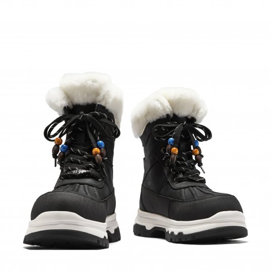 Martin Boots Shell Fur V15 Black/White
