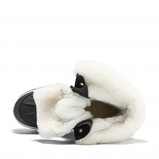 Martin Boots Shell Fur V15 Black/White