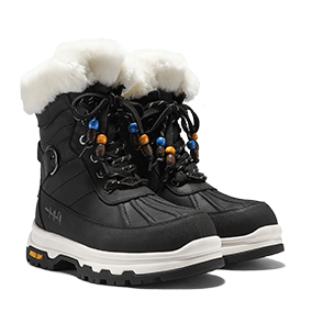 Martin Boots Shell Fur V15 Black/White