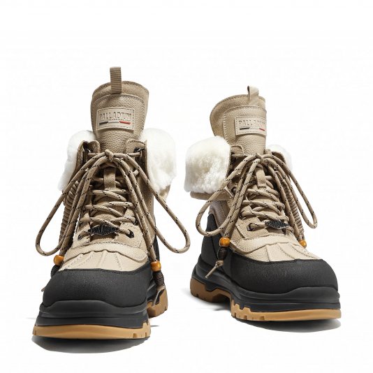 Martin Boots Shell Fur V16 Black/Beige