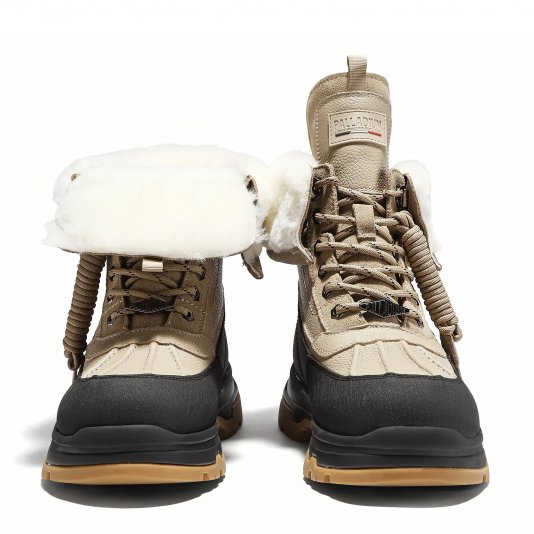 Martin Boots Shell Fur V16 Black/Beige