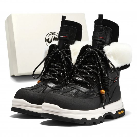 Martin Boots Shell Fur V16 Black/White