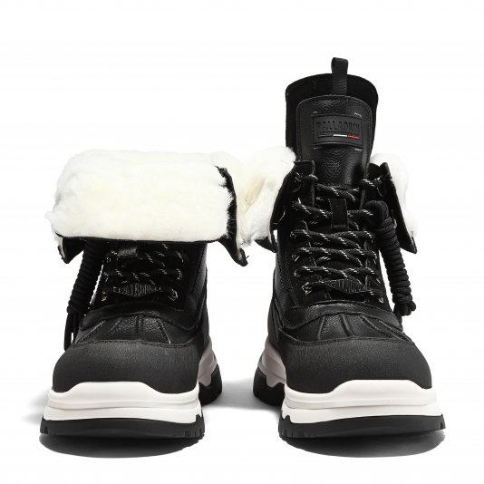 Martin Boots Shell Fur V16 Black/White