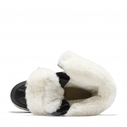 Martin Boots Shell Fur V16 Black/White