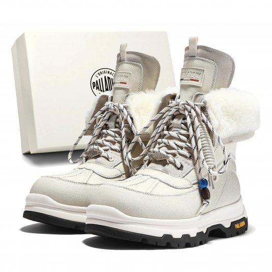 Martin Boots Shell Fur V16 Off White