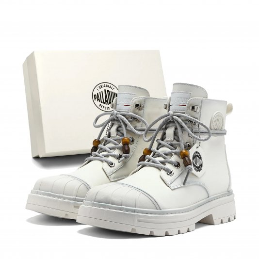 Martin Boots Shell V10 Moonlight White