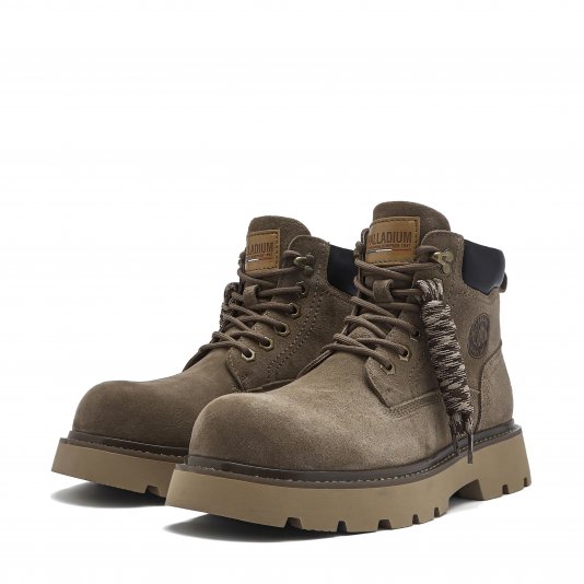 Martin Boots Suede Dark Khaki