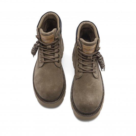 Martin Boots Suede Dark Khaki
