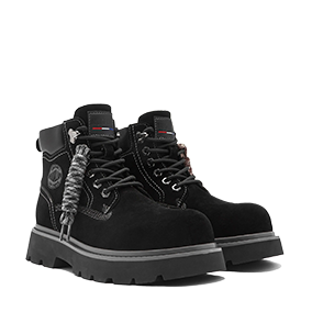 Martin Boots Suede Darth Vader