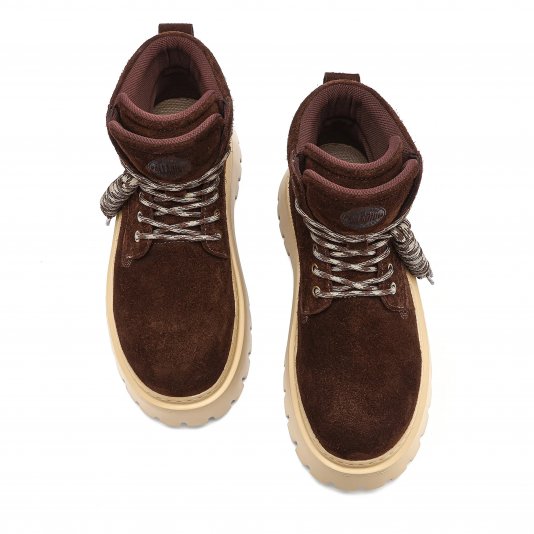 Martin Boots Suede V5 Chestnut Brown