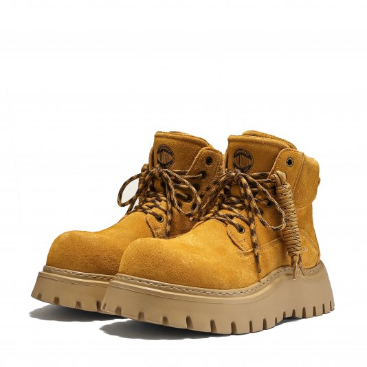 Martin Boots Suede V5 Yellowish Brown