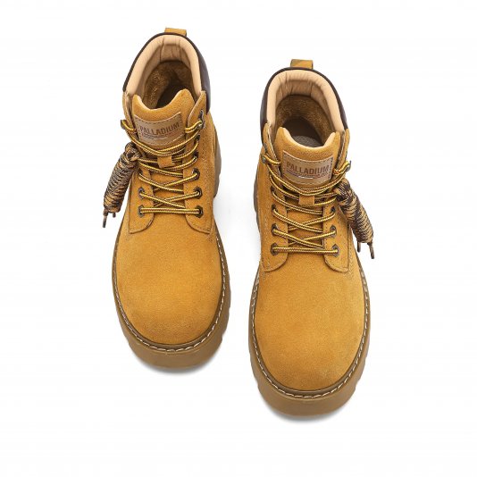 Martin Boots Suede Yellow