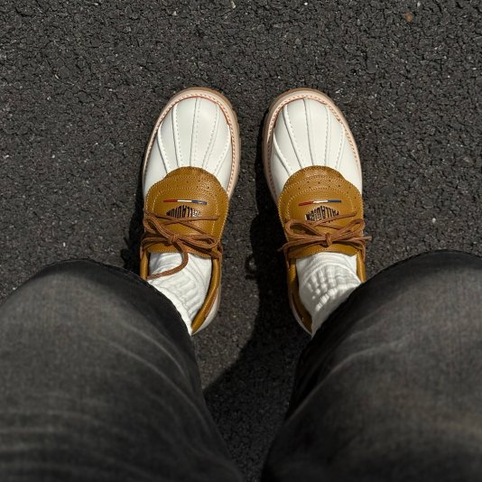 Martin Shoes Shell V17 Off White/Brown