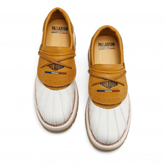 Martin Shoes Shell V17 Off White/Brown