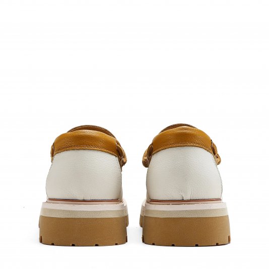 Martin Shoes Shell V17 Off White/Brown
