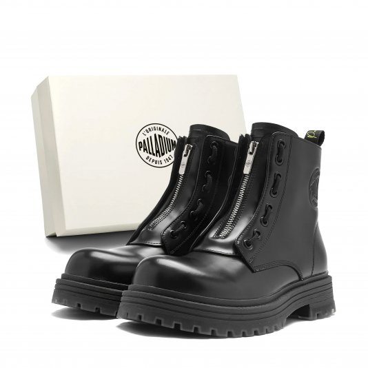 Merard Boots Metal Zipper V3 Black