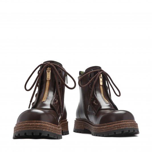 Merard Boots Metal Zipper V3 Burgundy