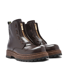 Merard Boots Metal Zipper V3 Burgundy
