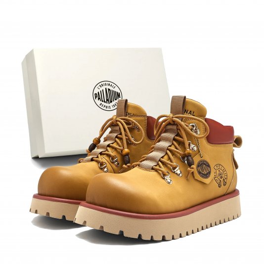 Merard Boots V4 Yellowish Brown/Red