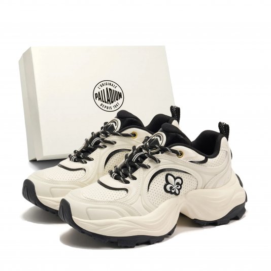 Round Head Iris Flower Ecru/Black