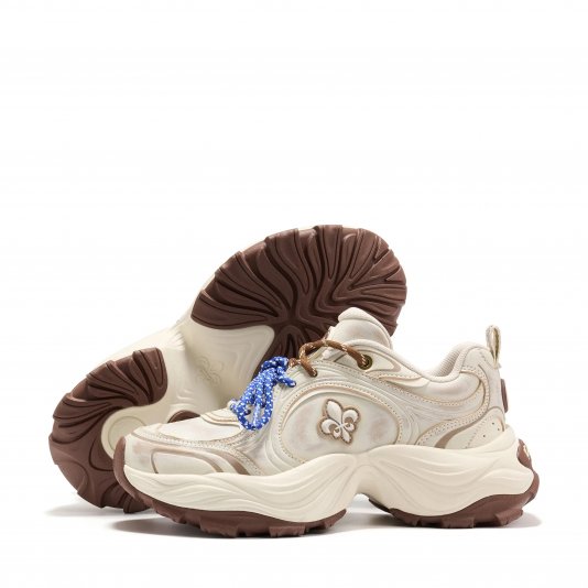 Round Head Iris Flower Light Coffee/Milk Tea