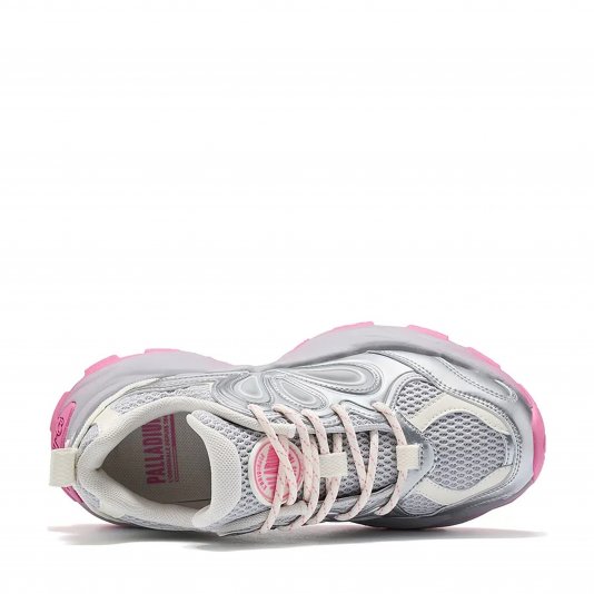 Round Head Petal Silver/Gradient Pink