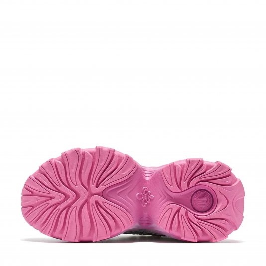 Round Head Petal Silver/Gradient Pink