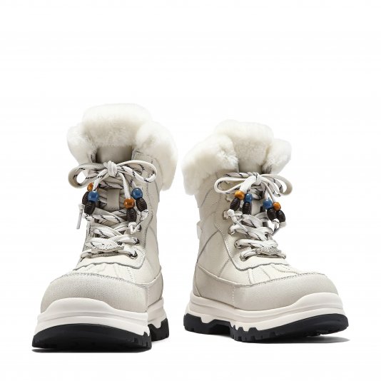 Martin Boots Shell Fur V15 Off White