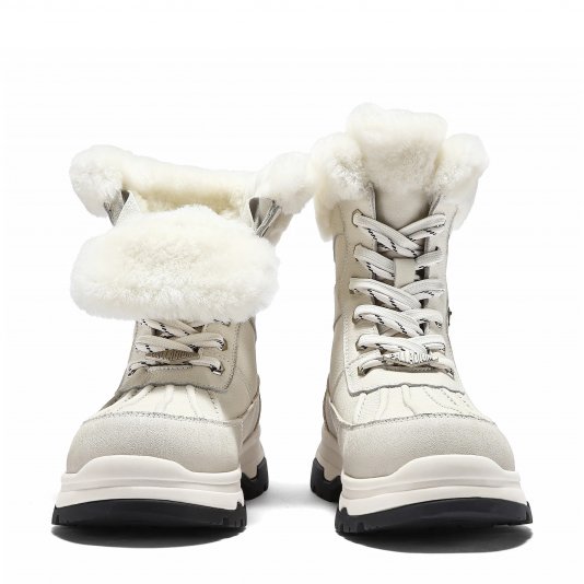 Martin Boots Shell Fur V15 Off White