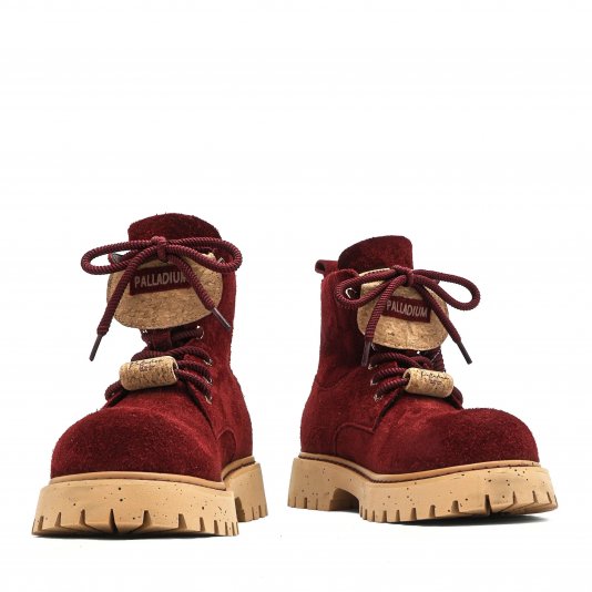 Martin Boots Suede V1 Burgundy